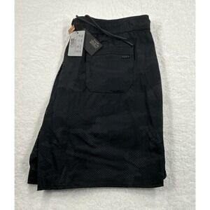 CSG Shorts Mens 3XL Black Mesh Athletic Gym Stretch Drawstring NWT